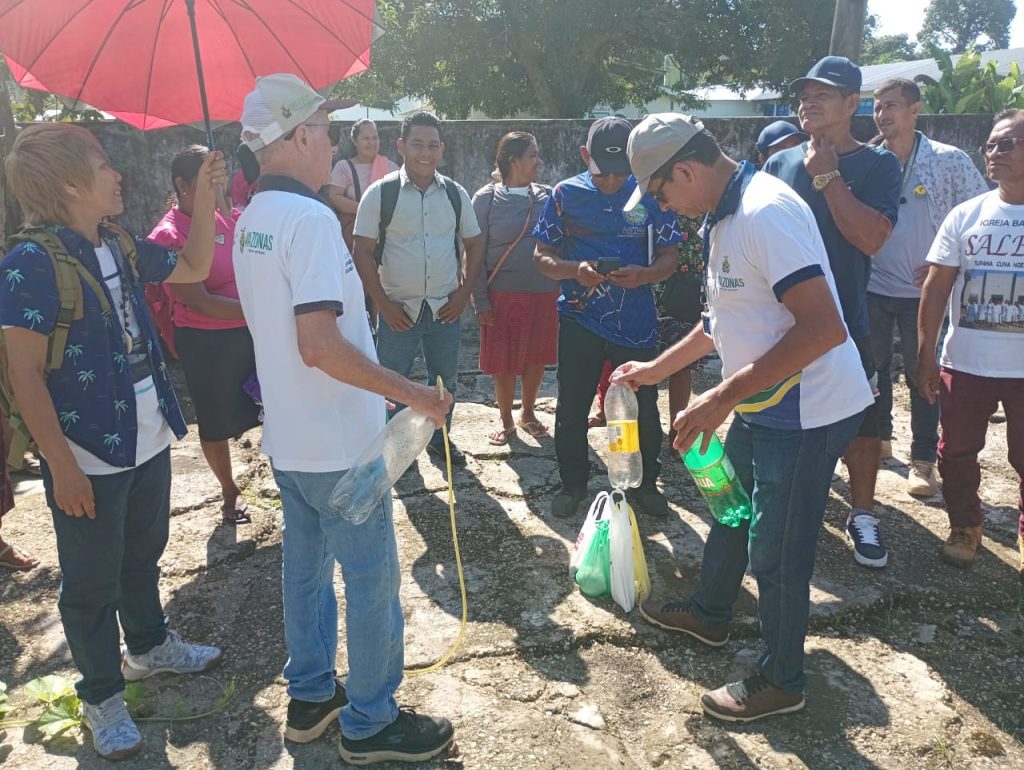 Horta caseira e cultura da melancia: Sepror qualifica 53 produtores Tikuna em Amaturá Informe Manaus Sepror Amatura Cursos foto Divulgacao 3 1024x770 1