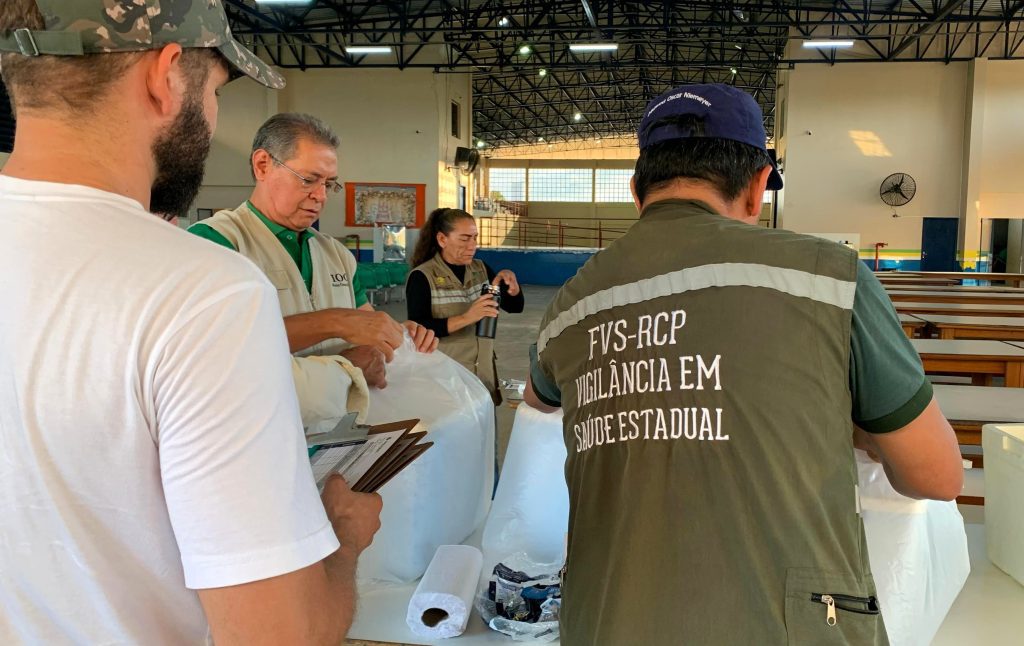 FVS-RCP participa de estudo sobre eficácia de inseticidas no controle da malária no Amazonas Informe Manaus FVS RCP Pesquisa inseticida malaria FOTO Aline Reis FVS RCP 1024x646 1