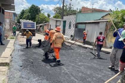 Transformacao chega a zona Norte com servicos do Plano de Verao da Prefeitura de Manaus